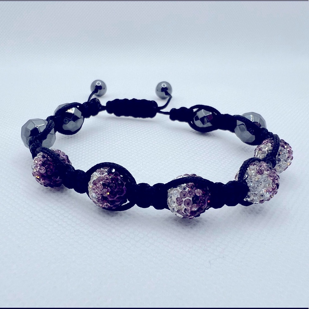 ✨NEW✨Ombré Gems with Black Cord Bracelet